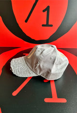 1/1 Gray Distressed Hat